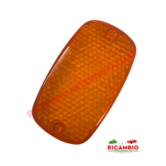 Front Indicator Lens AMBER - Fiat 850T Familiare