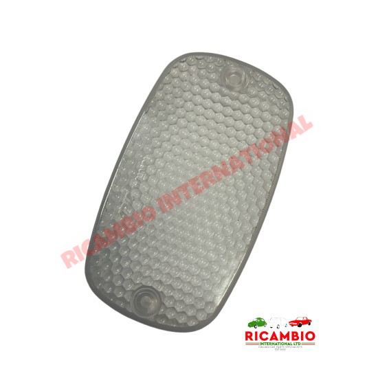Lente Indicador Delantero BLANCO - Fiat 850T Familiare
