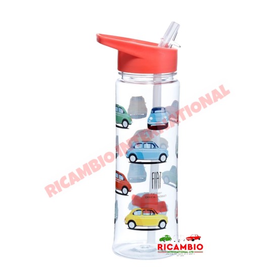 SHATTERPROOF PLASTIC DRINKS BOTTLE (500ml) FIAT 500