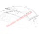 Correa de goma larga para techo solar - Classic Fiat 500