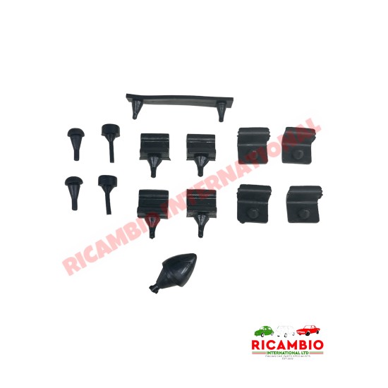 Bonnet & Engine Lid Seal Rubber Grommet Kit - Classic Fiat 500