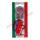 Red Fiat 500 PVC Keyring