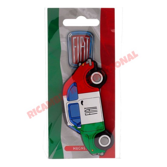 Imán Fiat 500 Tricolor