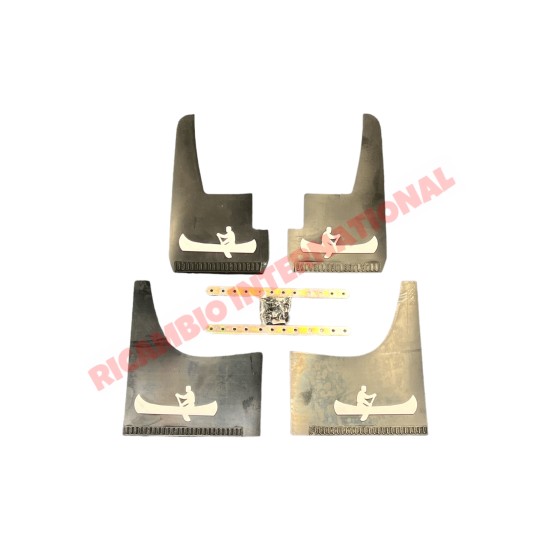 Complete Mudflap Kit (SISLEY WHITE) - Classic Fiat Panda