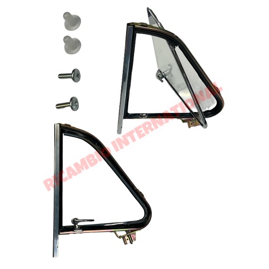 O/S Right Hand Front Quarter Light Assembly Complete - Classic Fiat 500
