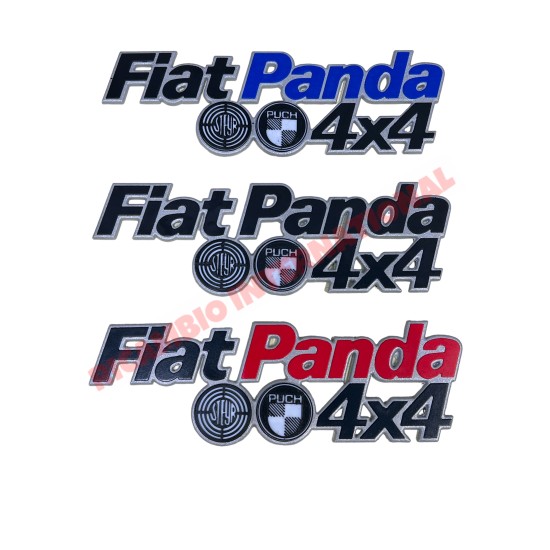 Insignia trasera - Classic Fiat Panda 4x4