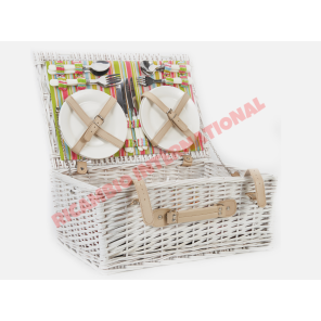 Cesta de picnic de mimbre para 4 personas - Classic Fiat 500,600