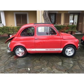 Kit de calcomanía blanca Abarth 695 - Classic Fiat 500