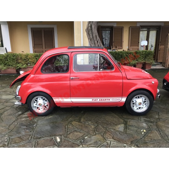Abarth 695 White Decal Kit - Classic Fiat 500