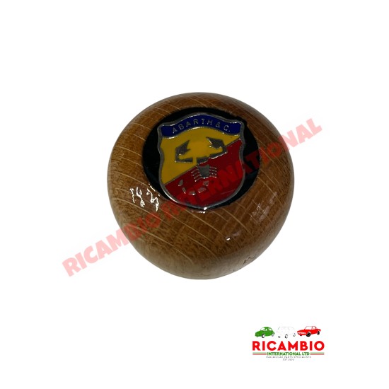 Wooden Gear Knob ABARTH - Classic Fiat,Lancia,Autobianchi