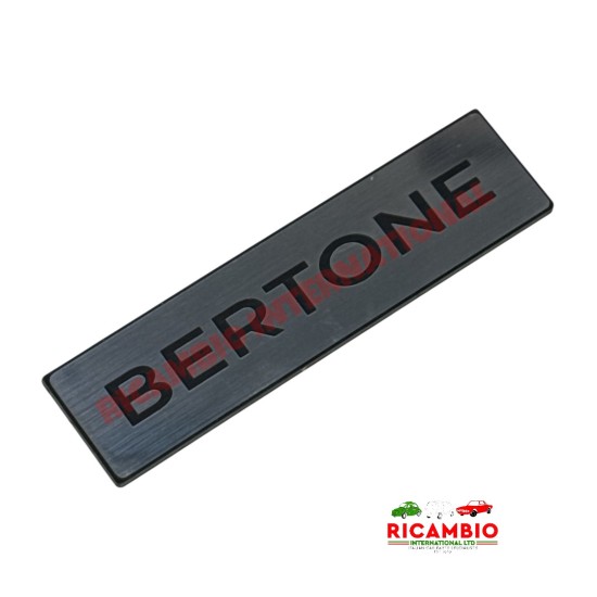 BERTONE Badge SILVER