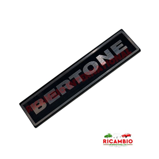 BERTONE Badge BLACK & SILVER