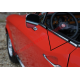 Exterior Door Glass Weatherstrip Scrapper Seal Kit - Fiat 124 Sports Spider