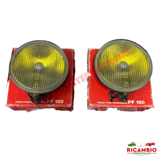Genuine Vintage Carello Faro antiniebla y Kit de cubierta - Todos los coches clásicos italianos