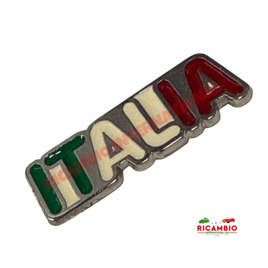 Metal 'ITALIA' Badge