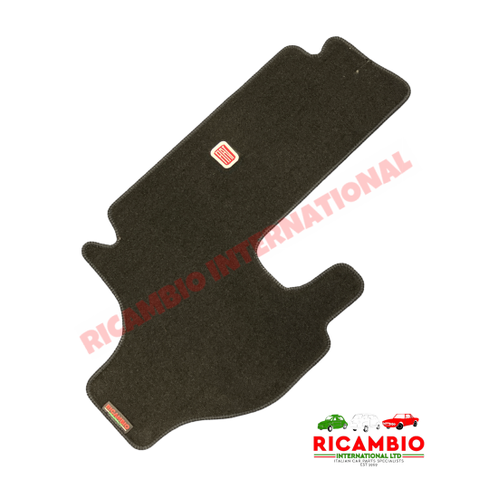 Black Carpet Luggage Compartment Boot Mat - Classic Fiat 500