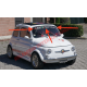 Calco parabrisas superior 'FIAT 500 CLUB ITALIA' - Classic Fiat 500