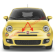 Kit de aletas delanteras de plástico cromado - Nuevo Fiat 500