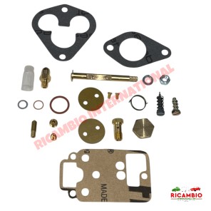 Kit completo di revisione del carburatore (WEBER 26OC10) - Fiat 500 classiche