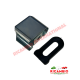 Bumper Bracket & Seal (Galvanised) - Classic Fiat 500, 126, 600