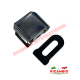 Bumper Bracket & Seal (Chrome) - Classic Fiat 500, 126, 600